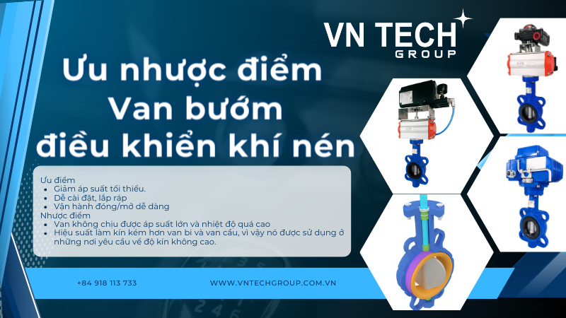 Ưu nhược điểm của van bướm