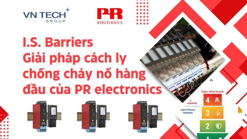 I.S. Barriers – Giải pháp cách ly chống cháy nổ hàng đầu của PR electronics